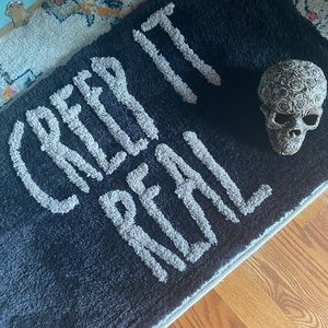 Rae Dunn CREEP IT REAL Bath Mat